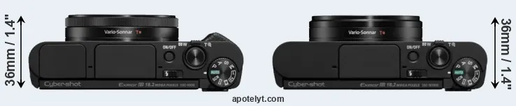 Compare HX99 versus WX800 top