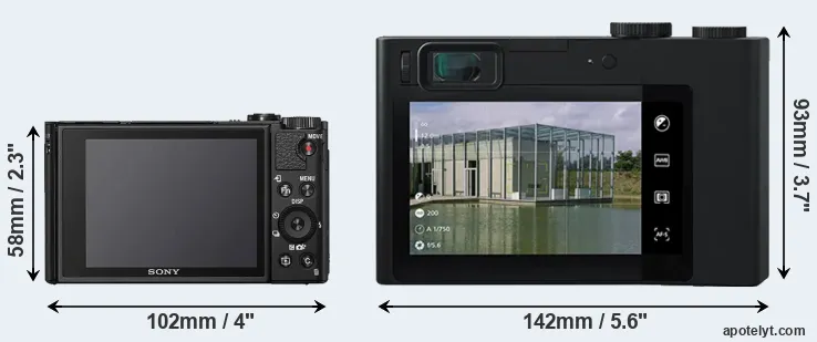 Comparison HX99 or ZX1 rear