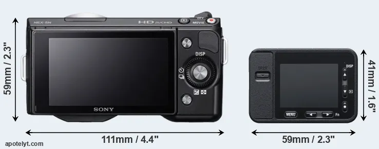 Comparison NEX-5N or RX0 rear