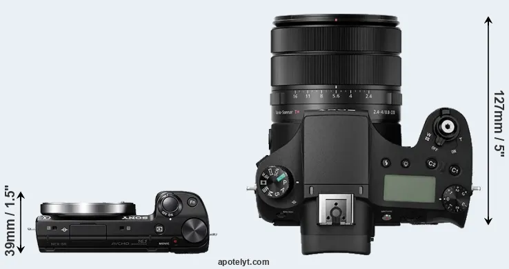 Compare NEX-5R versus RX10 III top