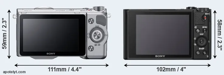 Comparison NEX-5T or WX800 rear