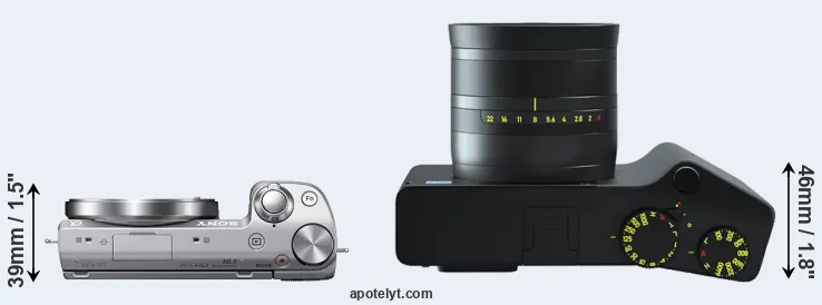 Compare NEX-5T versus ZX1 top