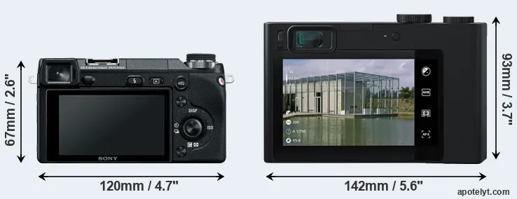 Comparison NEX-6 or ZX1 rear