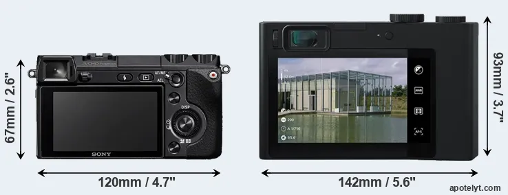 Comparison NEX-7 or ZX1 rear