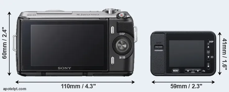 Comparison NEX-C3 or RX0 rear