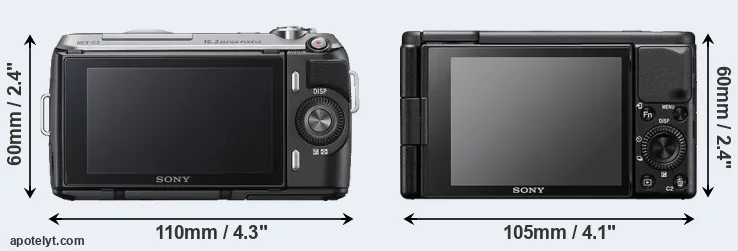 Comparison NEX-C3 or ZV-1 rear