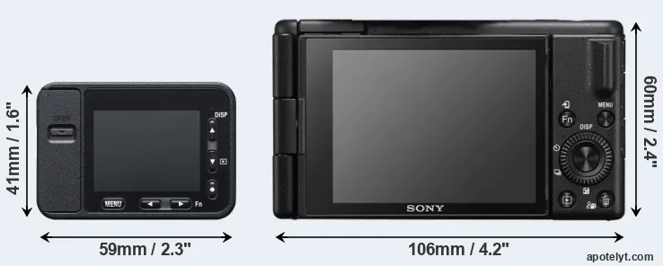 Comparison RX0 or ZV-1 II rear