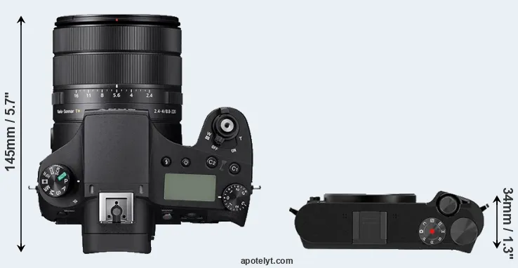 Compare RX10 IV versus M1 top
