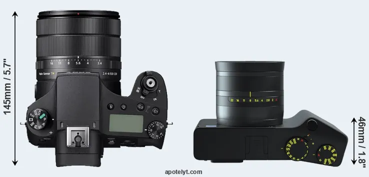 Compare RX10 IV versus ZX1 top