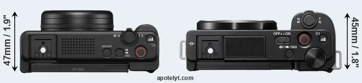 Compare ZV-1 II versus ZV-E10 top