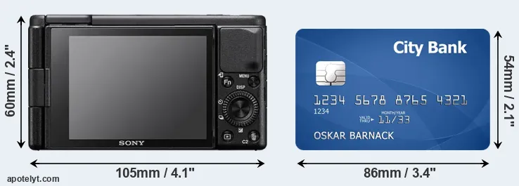 ZV-1 and credit card rear side